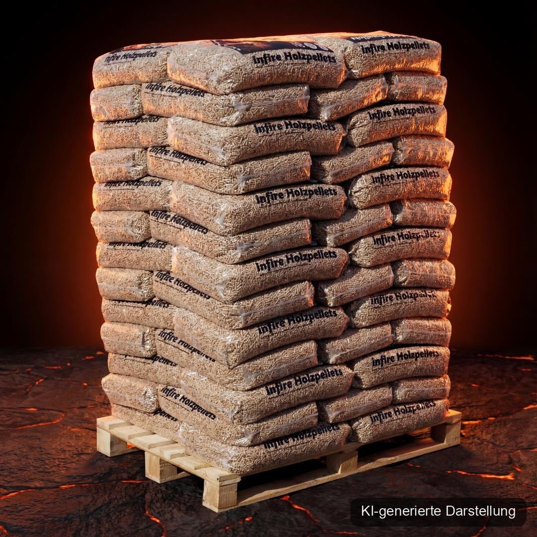 Heizfuxx Holzpellets 6 mm ENplus A1 Palette 975 kg (65 x 15 kg) – Bild 2